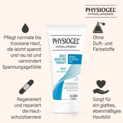 Physiogel Daily Moisture Therapy Creme für normale bis trockene Haut, 75 ml