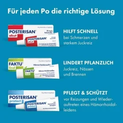 POSTERISAN akut 50 mg/g Rektalsalbe, 25 g