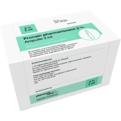 Procain pharmarissano 2% Injektionslösung Ampullen 2 ml, 50X2 ml
