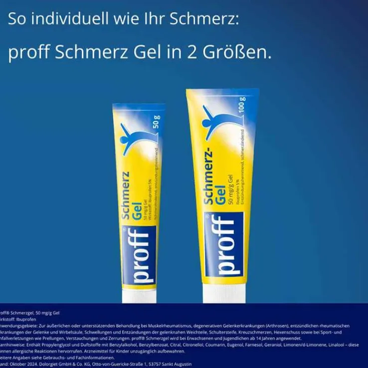 Proff Schmerzgel 50 mg/g, 50 g