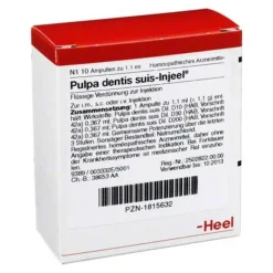 Pulpa Dentis suis Injeel Ampullen, 10 St