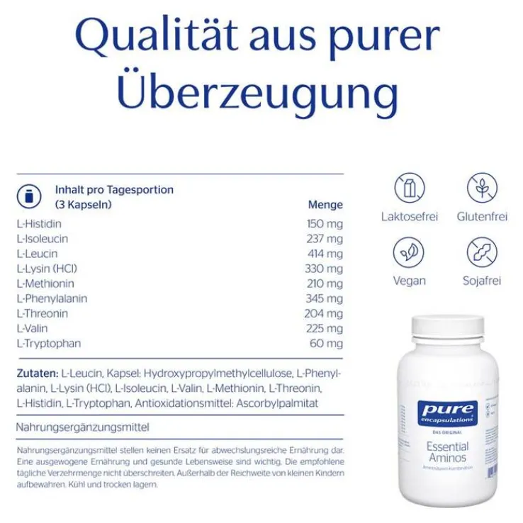 Pure Encapsulations Essential Aminos Kapseln, 90 St