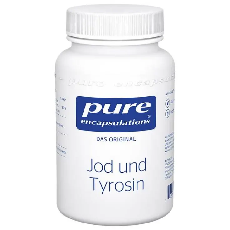 Pure Encapsulations Jod und Tyrosin Kapseln, 60 St