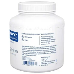 Pure Encapsulations Magnesium Magnesiumcitrat Kapseln, 180 St