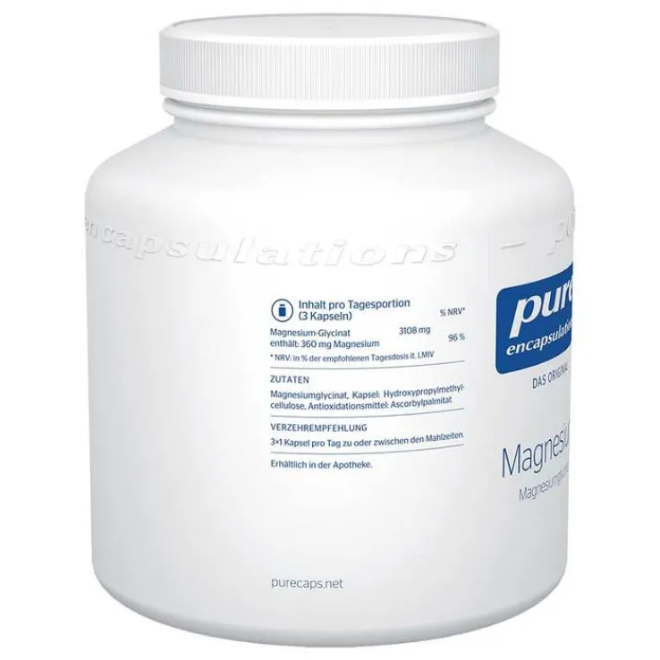 Pure Encapsulations Magnesium Magnesiumglycinat Kapseln, 180 St