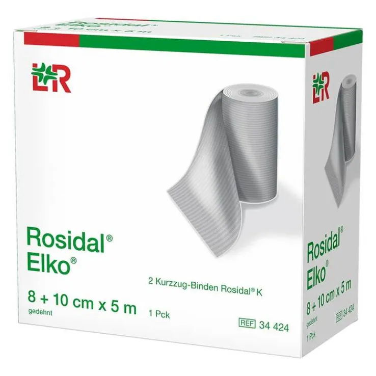 Rosidal Elko 8 + 10 cmx5 m Kurzzugbinde, 2 St