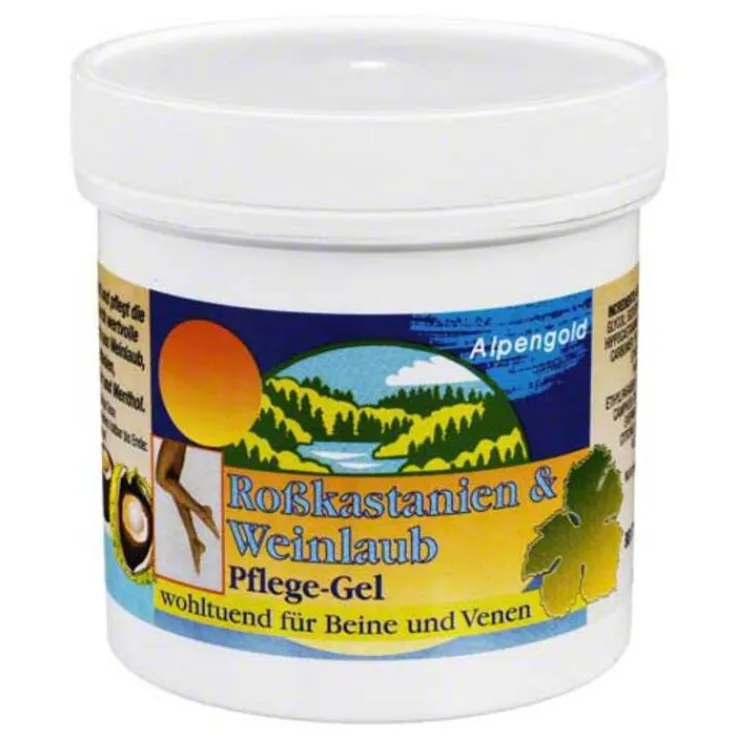 Rosskastanien + Weinlaub Pflege Gel, 250 ml