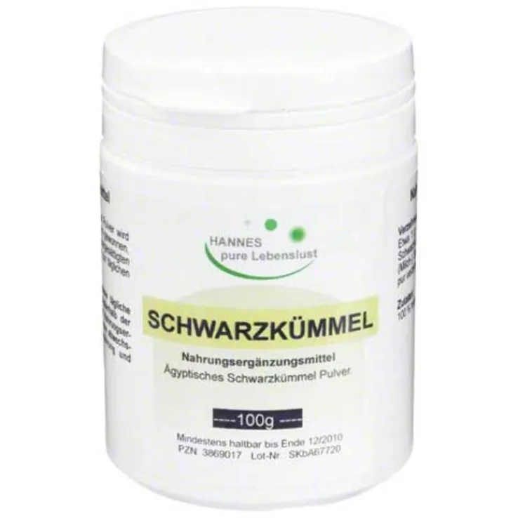 Schwarzkümmel Pulver pur, 100 g