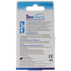 Sea-Band Akupressurband für Erwachsene grau, 2 St
