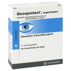 Siccaprotect Augentropfen, 3X10 ml