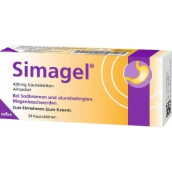 Simagel Kautabletten, 20 St