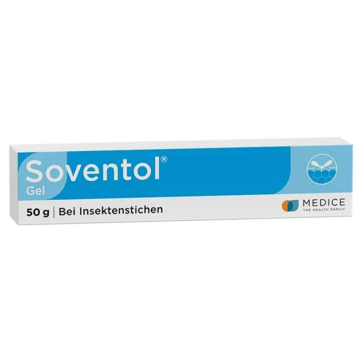Soventol Gel bei Insektenstichen und Juckreiz auf der Haut, 50 g