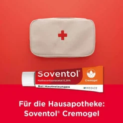 Soventol® Hydrocortisonacetat 0,25% Cremogel bei Hautentzündungen, 20 g