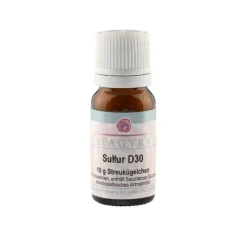 Sulfur D 30 Globuli, 10 g