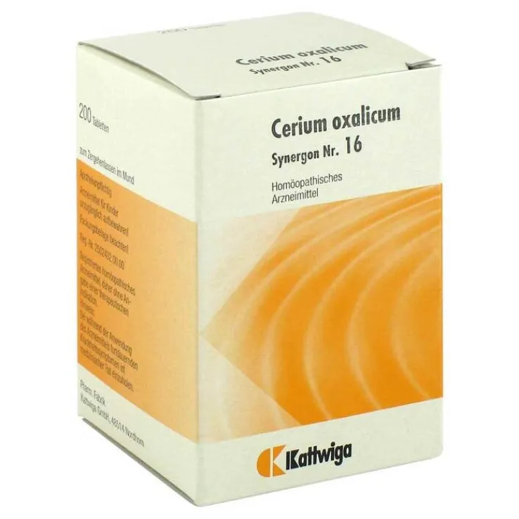 Synergon 16 Cerium oxalicum Tabletten, 200 St