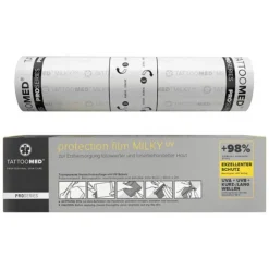 TATTOOMED® protection film MILKY UV, 10 St