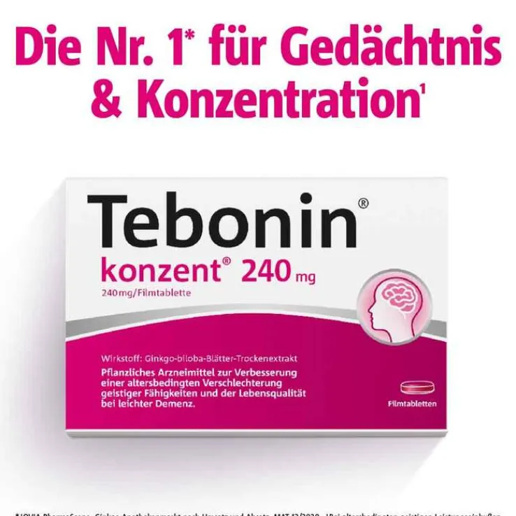 Tebonin konzent 240 mg Filmtabletten, 30 St
