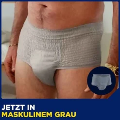 TENA® MEN ACTIVE FIT Pants Normal grau S/M bei Inkontinenz, 4X12 St