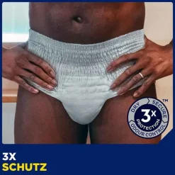 TENA® MEN ACTIVE FIT Pants Normal grau L/XL bei Inkontinenz, 4X10 St