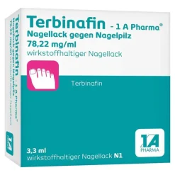 Terbinafin-1A Pharma Nagellack gegen Nagelpilz, 3.3 ml