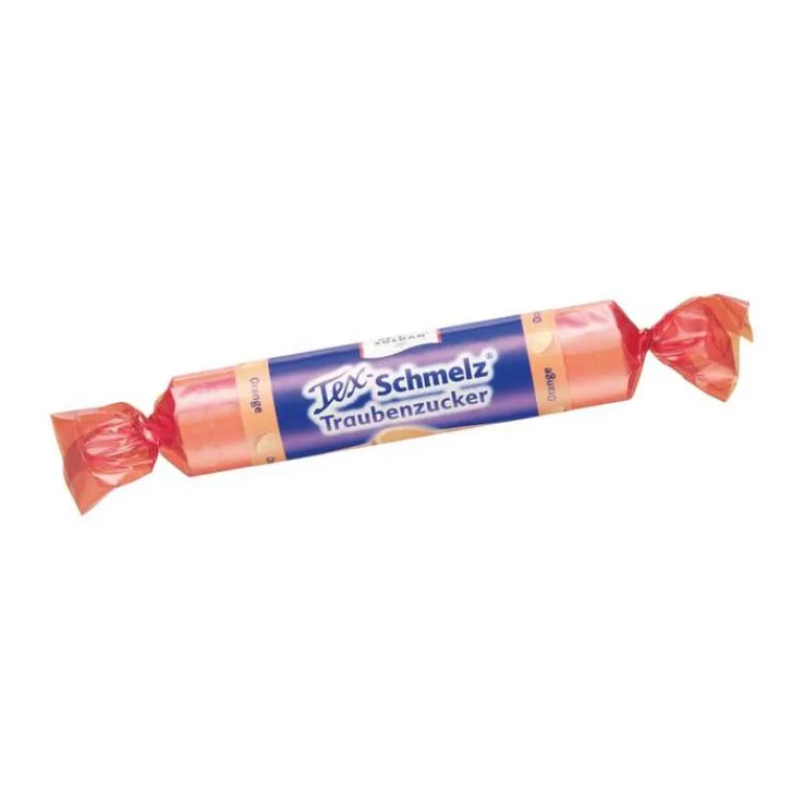 Tex-Schmelz Traubenzucker Orange, 33 g