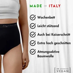 The Support Panty Wochenbett Unterhose XL schwarz, 1 St