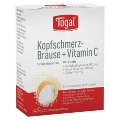 Togal® Kopfschmerz-Brause + Vitamin C, 20 St