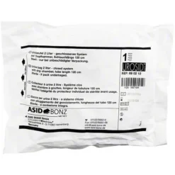 Urosid Urindrainagesystem 2l 120 cm Schlauch Ablasshahn senkrecht, 1 St