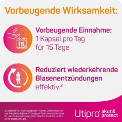 Utipro® akut & protect Kapseln, 15 St