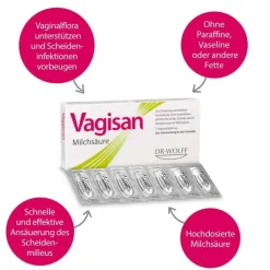 Vagisan Milchsäure Vaginalzäpfchen, 7 St