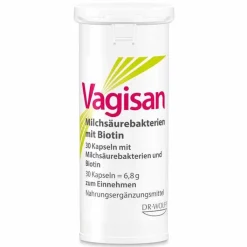Vagisan Milchsäurebakterien mit Biotin Kapseln, 30 St