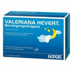 Valeriana Hevert Beruhigungsdragees, 100 St