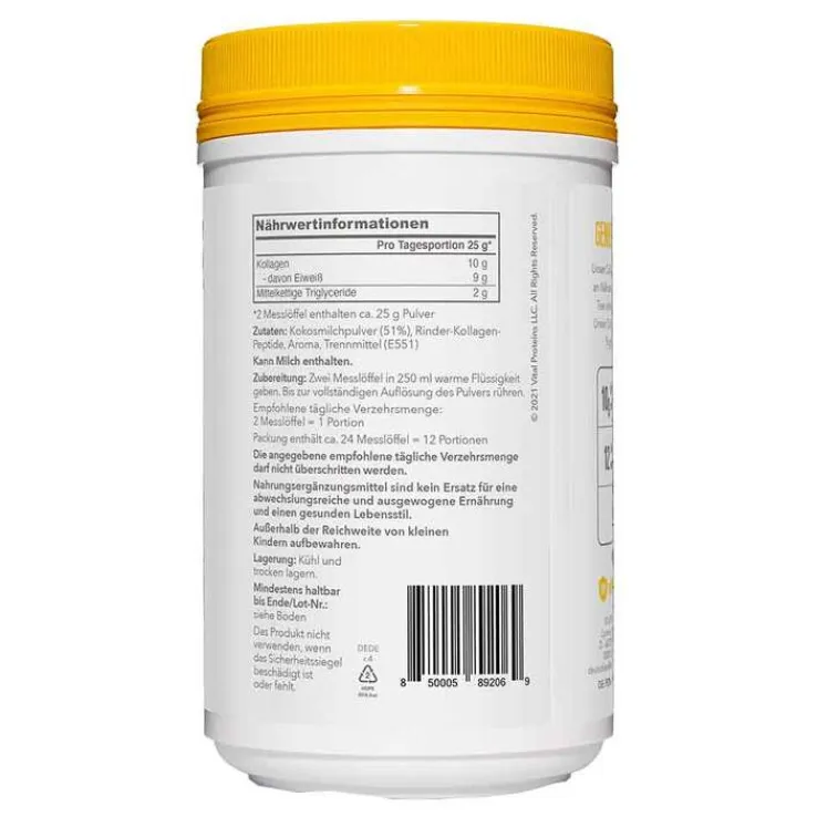 Vital Proteins Collagen Creamer Vanille-Geschmack , 305 g