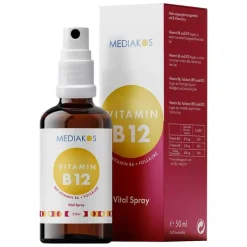 Vitamin B12 + B6 + Folsäure Mediakos Vital Spray, 50 ml