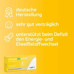 Vitamin B2 axicur® 10 mg Tabletten, 20 St
