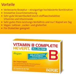 Vitamin B Complete Hevert all-in-one Kapseln, 60 St