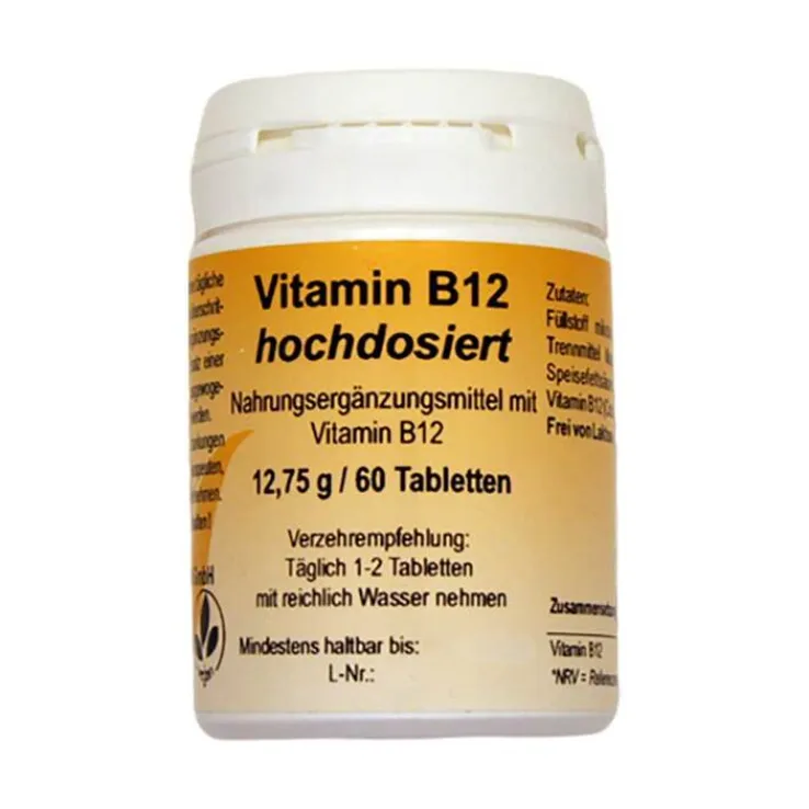 Vitamin B12 Hochdosiert Tabletten, 60 St