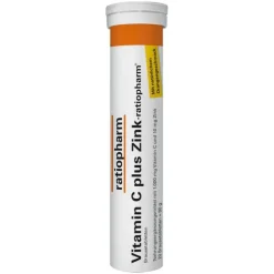 Vitamin C Plus Zink-ratiopharm Brausetabletten, 20 St