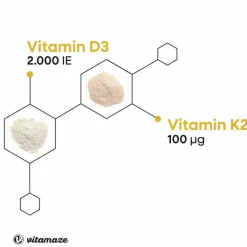 Vitamin D3 K2 2000 I.E. / 100 µg hochdosiert Tabletten , 240 St