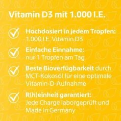 Vitamin D3 Tropfen 1.000 I.E., 50 ml