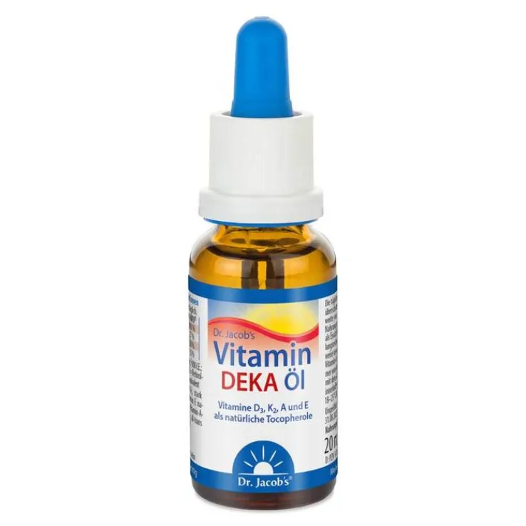 Vitamin Deka Öl Dr. Jacob`s Tropfen, 20 ml