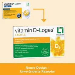 Vitamin D-Loges 5.600 I.E. Kautabletten, 30 St