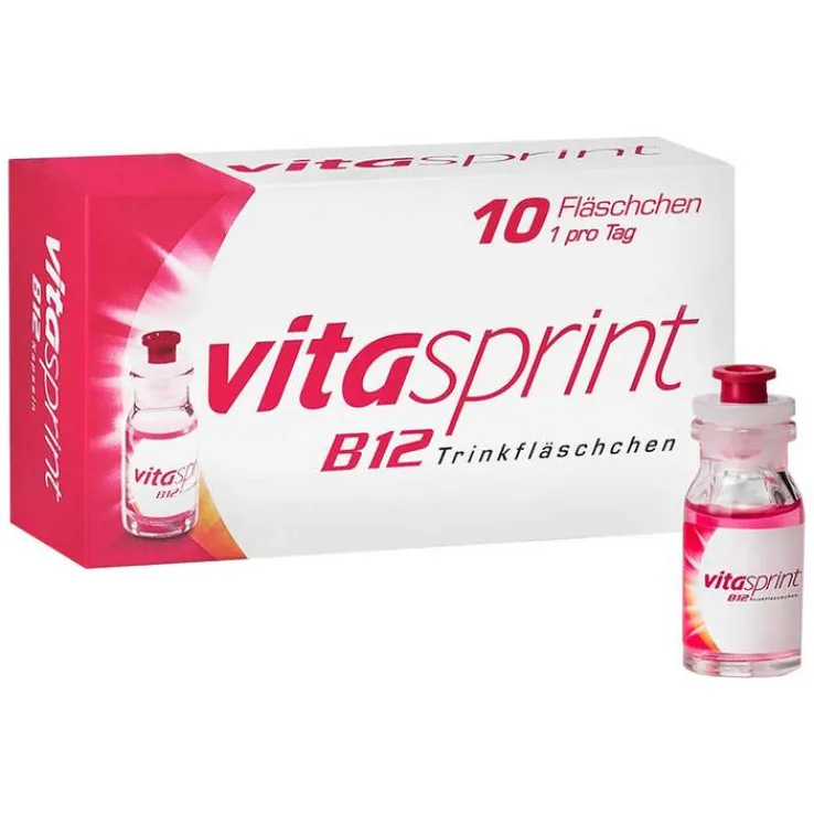vitasprint B12 Trinkfläschchen mit Vitamin B12 für mehr Energie, 10 St