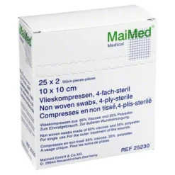 Vlieskompressen 10x10 cm steril, 25X2 St