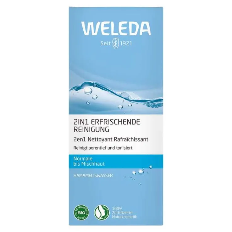 Weleda Erfrischende 2in1 Reinigung Milch, 100 ml
