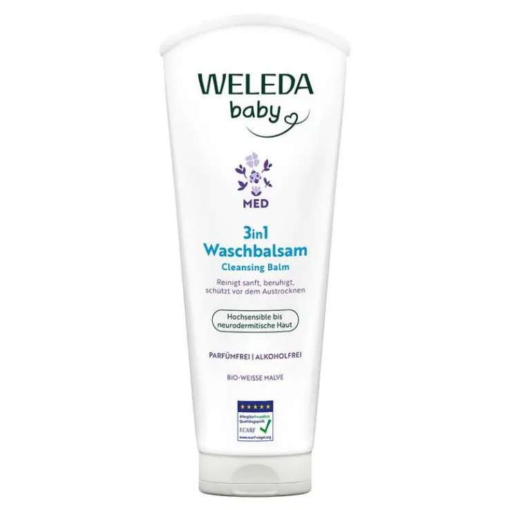 Weleda 3in1 Waschbalsam weiße Malve, 200 ml