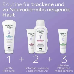 Weleda 3in1 Waschbalsam weiße Malve, 200 ml