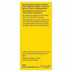 Wepa Elektrolyte Pulver Zitrone, 20X5.6 g