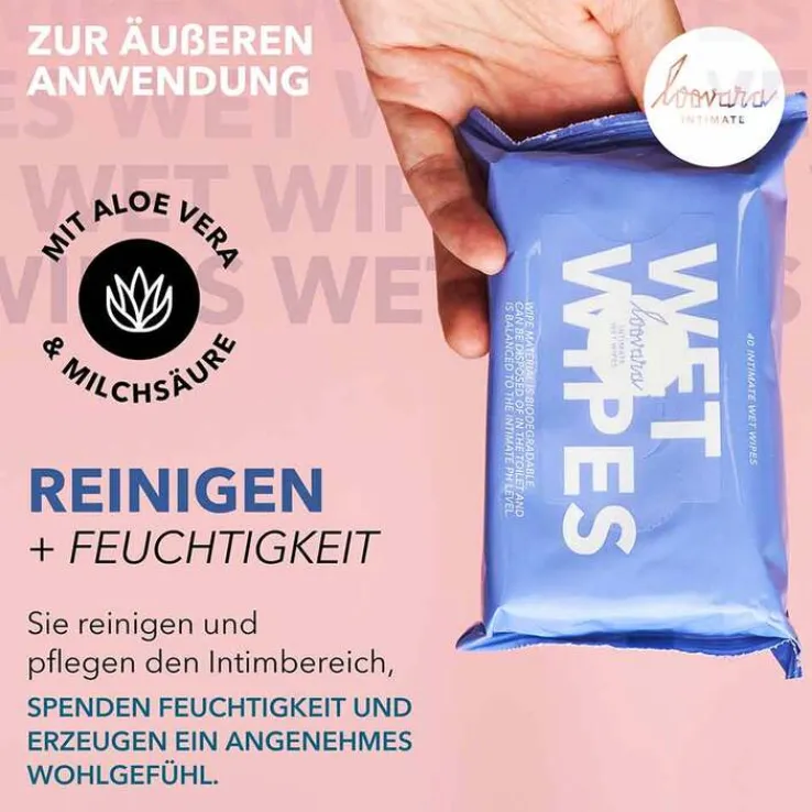 Wet Wipes Intimpflege-Tücher, 40 St