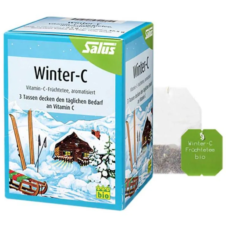 Winter-C Vitamin-C-Früchtetee mit nat.Aroma Salus, 15 St